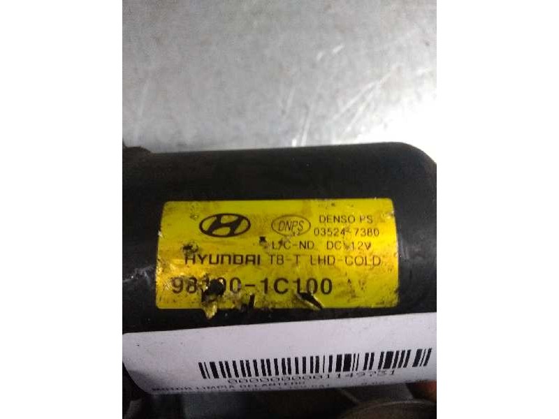 Recambio de motor limpia delantero para hyundai getz (tb) 1.1 12v cat referencia OEM IAM 035247380 981001C100 