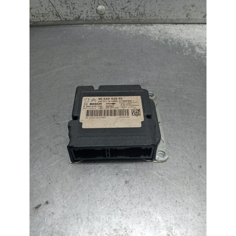 Recambio de centralita airbag para peugeot 207/207+ (wa_, wc_) 1.4 hdi referencia OEM IAM 9666843980 0285010702 