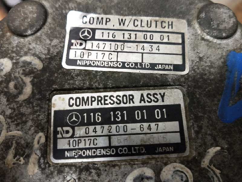 Recambio de compresor aire acondicionado para mercedes clase s (w126) berlina+coupe 5.6 v8 referencia OEM IAM 0472006473 1161310