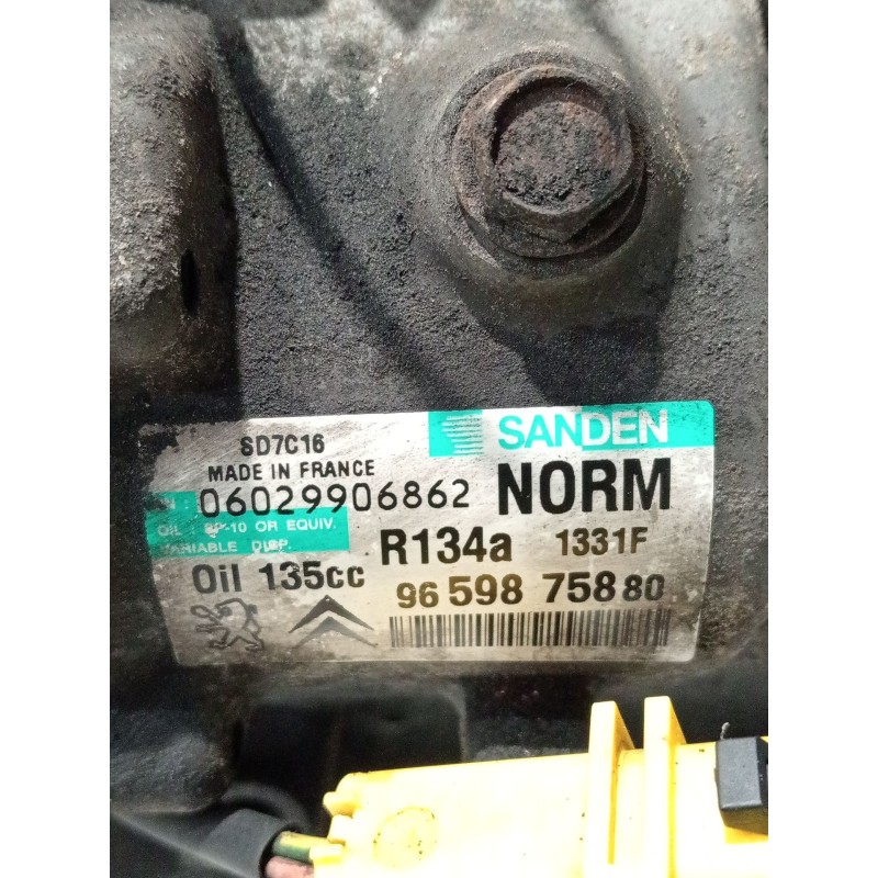 Recambio de compresor aire acondicionado para citroën c4 grand picasso i (ua_) 1.6 hdi referencia OEM IAM 9659875880 1331F 