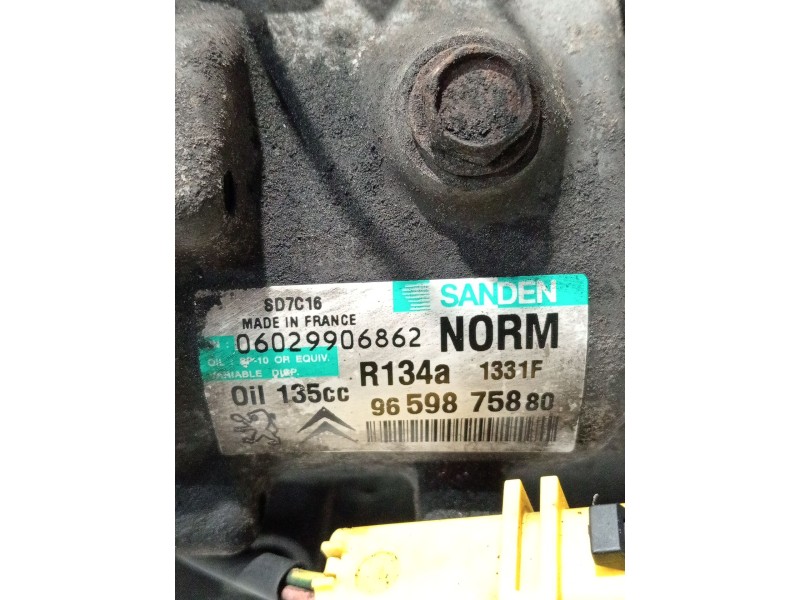 Recambio de compresor aire acondicionado para citroën c4 grand picasso i (ua_) 1.6 hdi referencia OEM IAM 9659875880 1331F 
