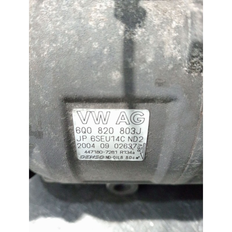 Recambio de compresor aire acondicionado para seat cordoba (6l2) 1.9 tdi referencia OEM IAM 6Q0820803J 4471807281 