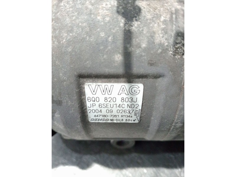 Recambio de compresor aire acondicionado para seat cordoba (6l2) 1.9 tdi referencia OEM IAM 6Q0820803J 4471807281 