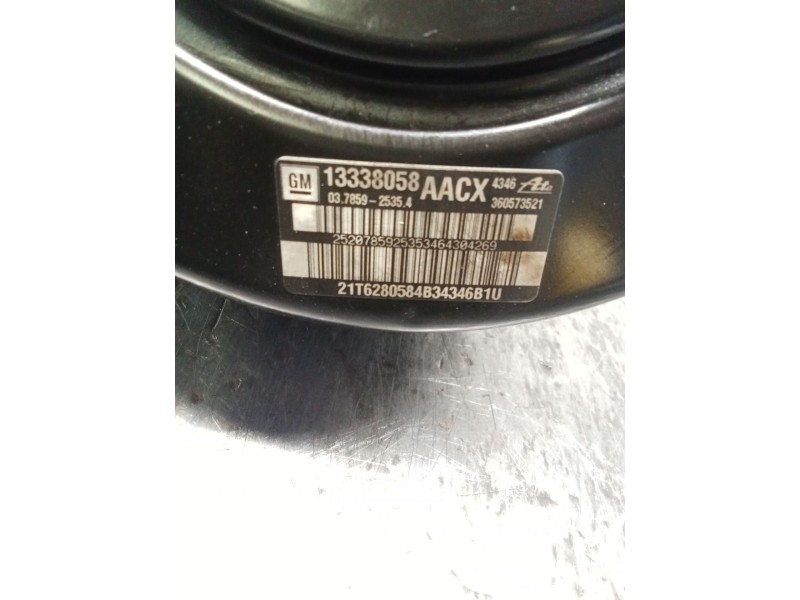 Recambio de servofreno para opel astra j sedán 1.6 cdti (69) referencia OEM IAM 13338058  