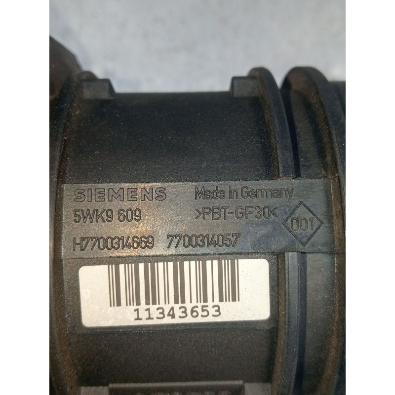 Recambio de caudalimetro para renault laguna ii grandtour (kg0/1_) 1.9 dci (kg0g) referencia OEM IAM 5WK9609 H7700314669 7700314