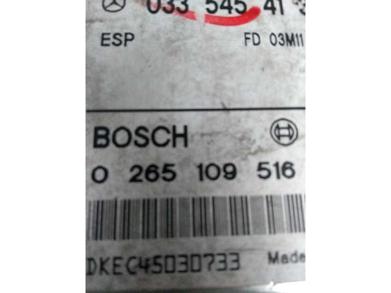 Recambio de centralita asr para mercedes clase e (w211) berlina 2.2 cdi cat referencia OEM IAM 0265109516 0335454132 