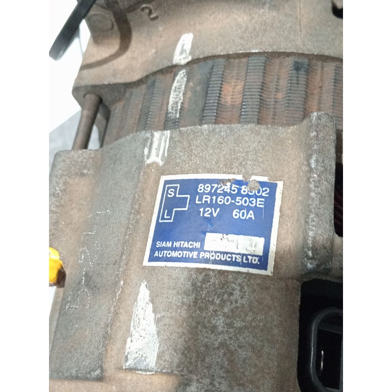 Recambio de alternador para isuzu d-max i (tfr, tfs) 3.0 ditd 4x4 (tfs77h) referencia OEM IAM 8972458502 LR160503E 