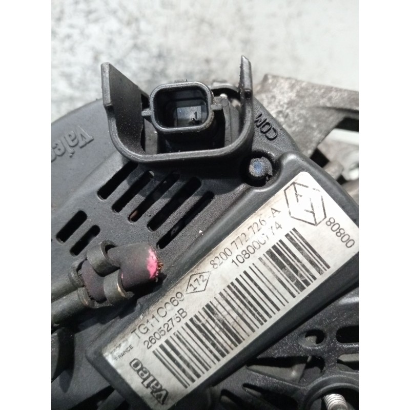Recambio de alternador para renault megane ii (bm0/1_, cm0/1_) 1.5 dci (bm1e, cm1e) referencia OEM IAM 8200772726 2605275B 