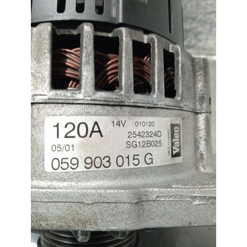 Recambio de alternador para audi allroad c5 (4bh) 2.5 tdi quattro referencia OEM IAM 059903015G 2542324D 