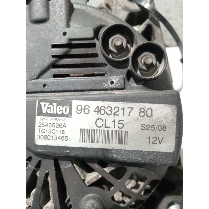 Recambio de alternador para citroën c4 grand picasso i (ua_) 1.6 hdi referencia OEM IAM 9646321780 2543526A 