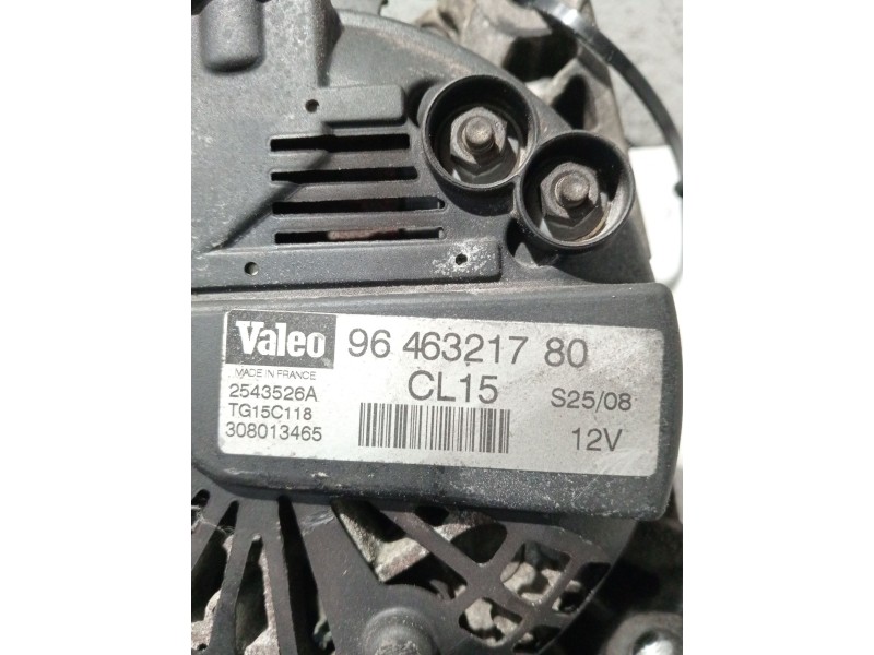 Recambio de alternador para citroën c4 grand picasso i (ua_) 1.6 hdi referencia OEM IAM 9646321780 2543526A 