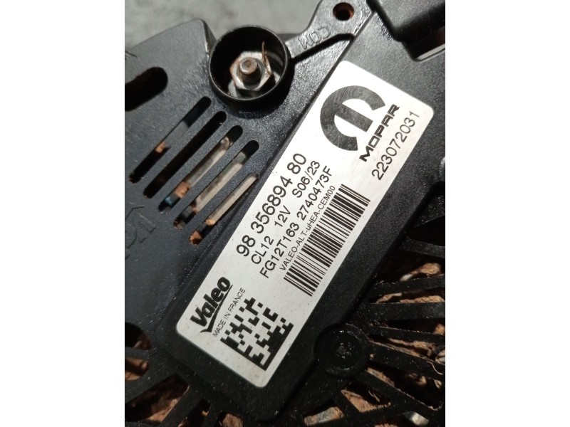 Recambio de alternador para citroën c3 referencia OEM IAM 9835689480 2740473F 