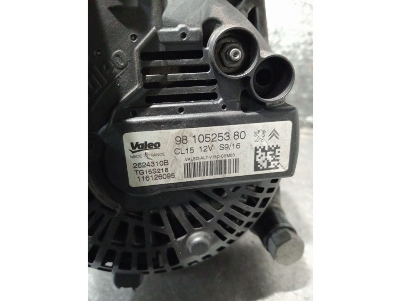 Recambio de alternador para citroën c4 ii (nc_) 1.6 bluehdi 100 referencia OEM IAM 9810525380 2624310B 