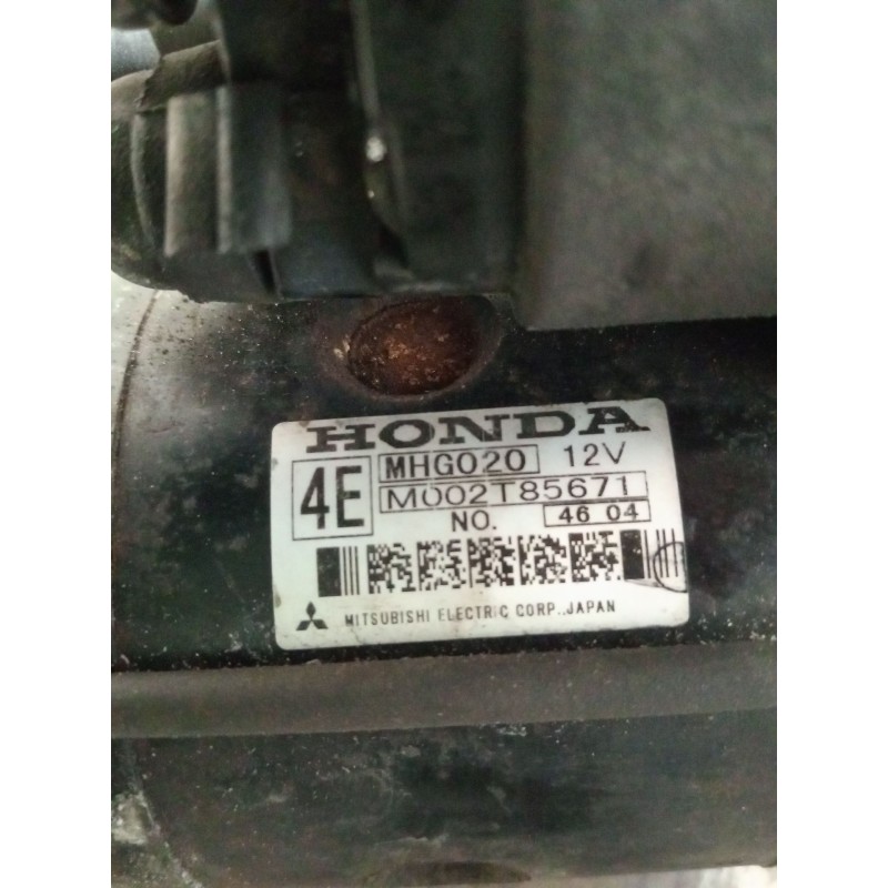 Recambio de motor arranque para honda accord vii (cl, cn) 2.2 i-ctdi (cn1) referencia OEM IAM MHG020 M002T85671 