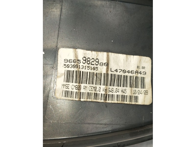 Recambio de cuadro instrumentos para peugeot partner tepee 1.6 hdi referencia OEM IAM 9665982980 L47046A49 503001315105