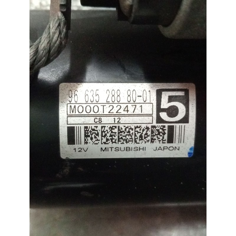 Recambio de motor arranque para citroën c4 grand picasso i (ua_) 1.6 hdi referencia OEM IAM 966352888001 M000T22471 