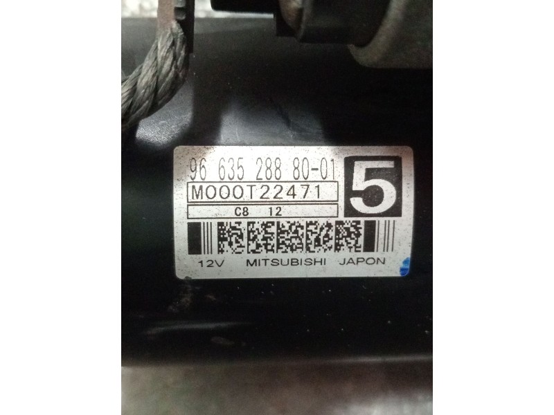 Recambio de motor arranque para citroën c4 grand picasso i (ua_) 1.6 hdi referencia OEM IAM 966352888001 M000T22471 