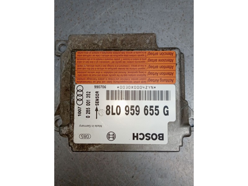 Recambio de centralita airbag para audi a3 (8l1) 1.9 tdi referencia OEM IAM 8L0959655G 0285001352 