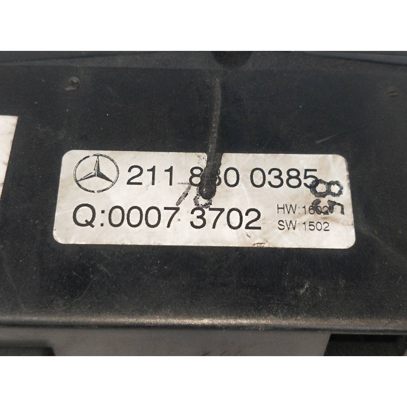 Recambio de mando calefaccion / aire acondicionado para mercedes clase e (w211) berlina 2.7 cdi cat referencia OEM IAM Q00073702