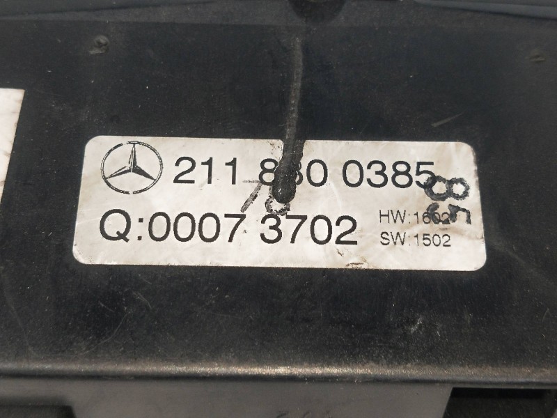 Recambio de mando calefaccion / aire acondicionado para mercedes clase e (w211) berlina 2.7 cdi cat referencia OEM IAM Q00073702