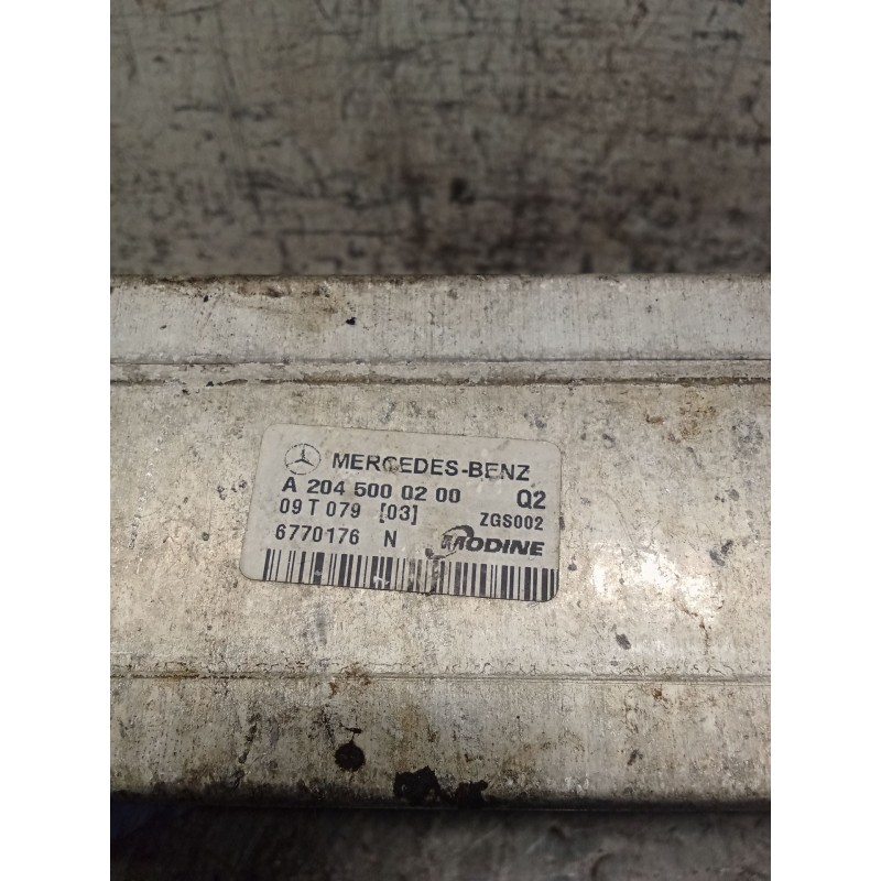 Recambio de intercooler para mercedes-benz clase e (w212) e 220 cdi / bluetec (212.001, 212.002) referencia OEM IAM A2045000200 