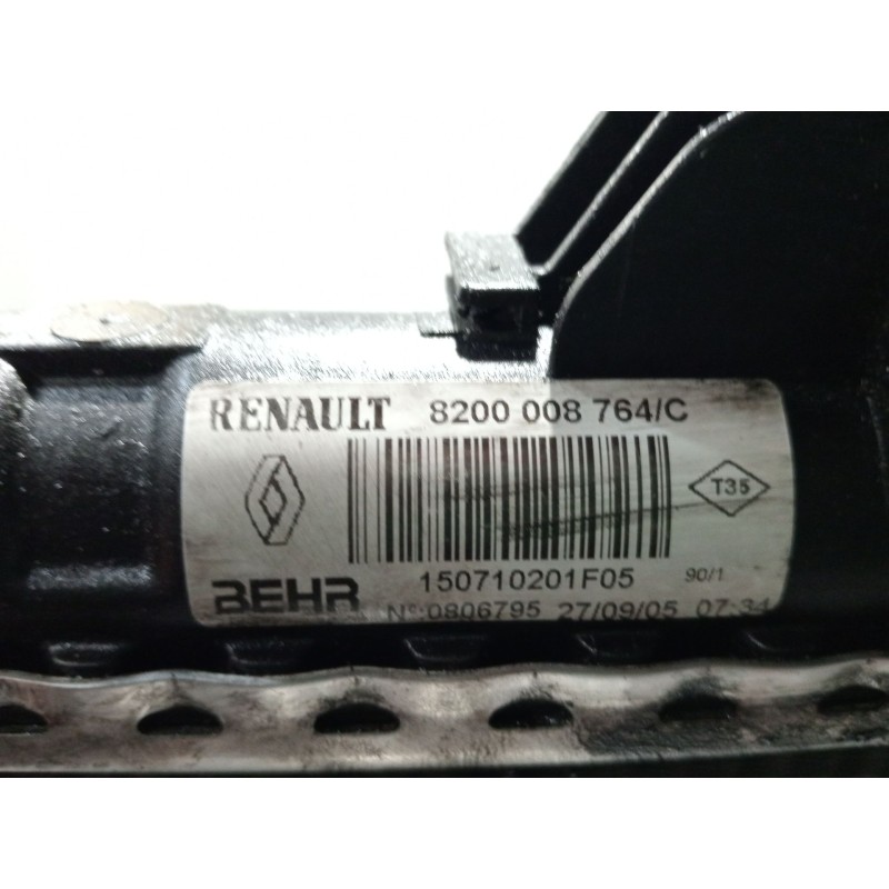 Recambio de radiador agua para renault laguna ii grandtour (kg0/1_) 1.9 dci (kg0g) referencia OEM IAM 8200008764  