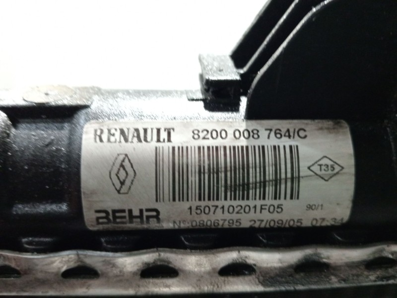 Recambio de radiador agua para renault laguna ii grandtour (kg0/1_) 1.9 dci (kg0g) referencia OEM IAM 8200008764  