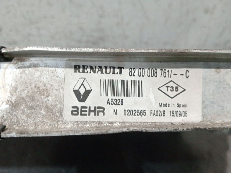 Recambio de intercooler para renault laguna ii grandtour (kg0/1_) 1.9 dci (kg0g) referencia OEM IAM 8200008761  