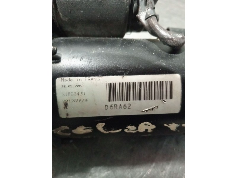 Recambio de motor arranque para opel tigra (s93) 1.4 16v (f07) referencia OEM IAM S186643R V01289598 