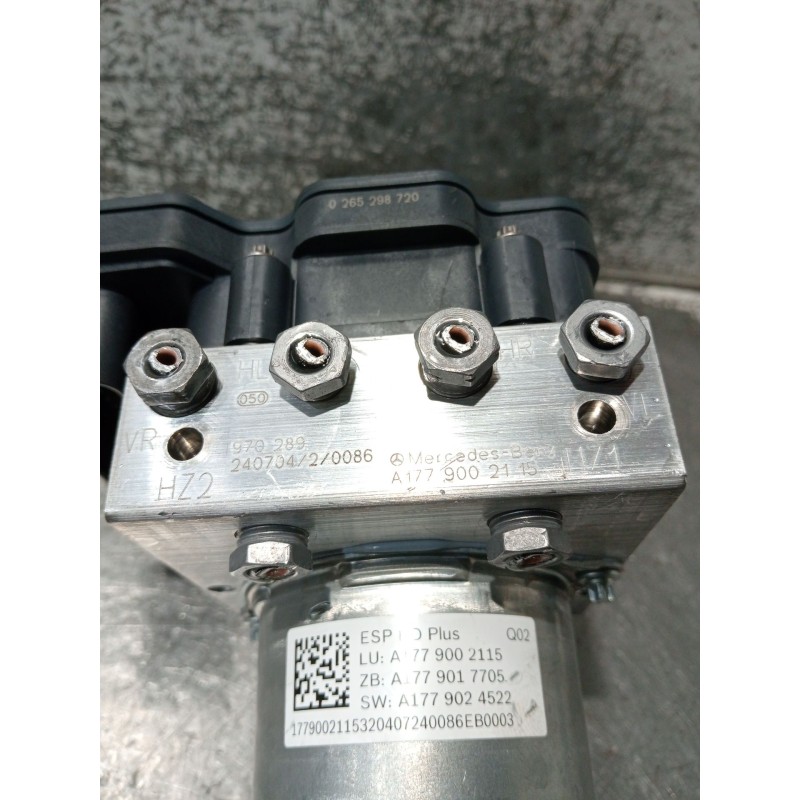 Recambio de abs para mercedes-benz cla shooting brake (x118) cla 200 d (118.612) referencia OEM IAM 0265956939 0265298720 A17790