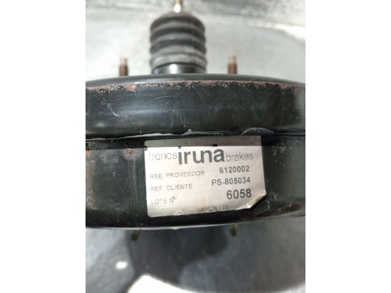 Recambio de servofreno para iveco massif single cab 3.0 hpi referencia OEM IAM PS805034 6120002 