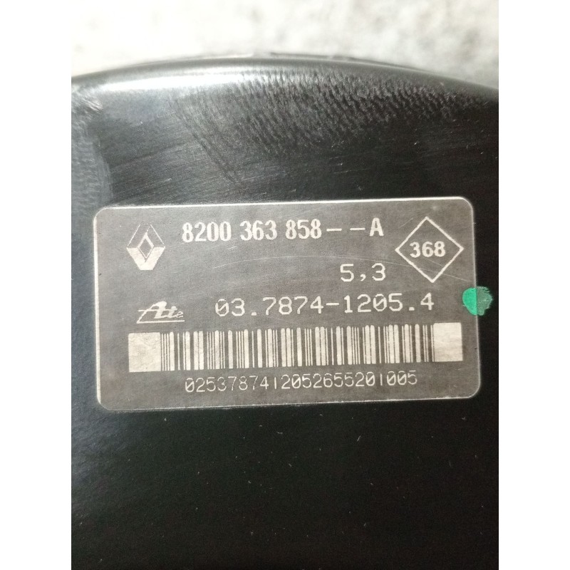Recambio de servofreno para renault laguna ii grandtour (kg0/1_) 1.9 dci (kg0g) referencia OEM IAM 8200363858 03787412054 