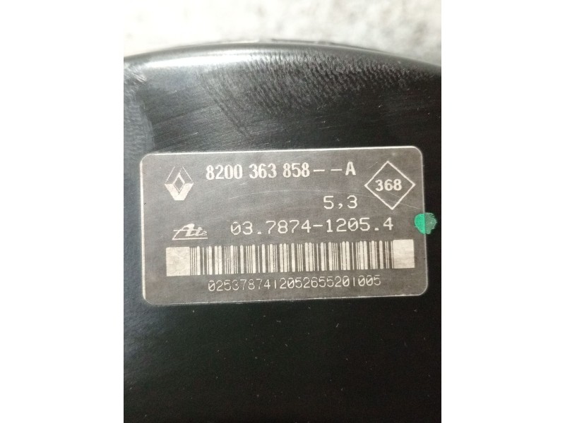 Recambio de servofreno para renault laguna ii grandtour (kg0/1_) 1.9 dci (kg0g) referencia OEM IAM 8200363858 03787412054 
