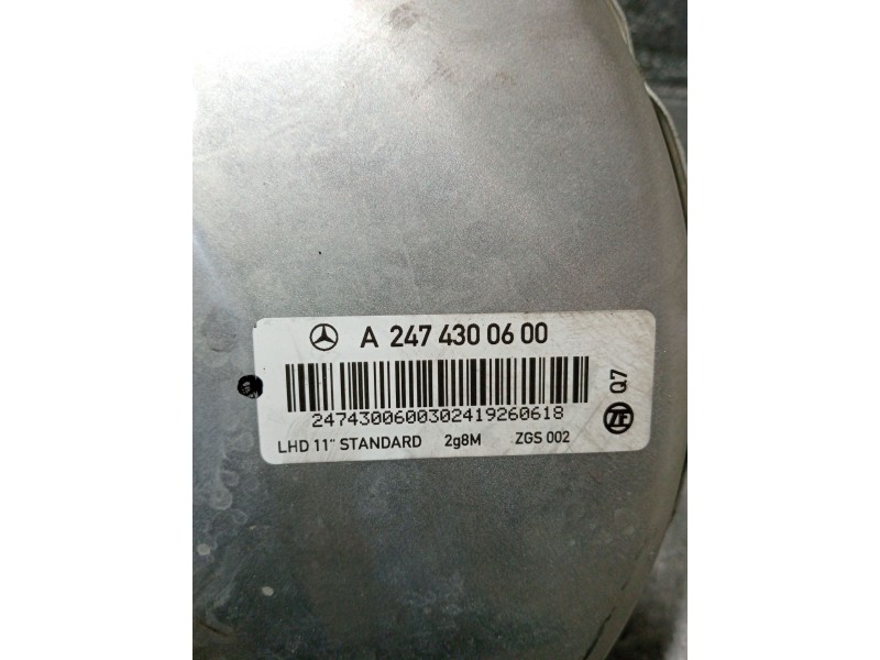 Recambio de servofreno para mercedes-benz cla shooting brake (x118) cla 200 d (118.612) referencia OEM IAM A2474300600  