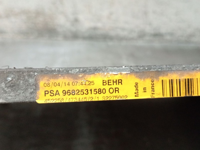 Recambio de condensador / radiador aire acondicionado para peugeot partner tepee 1.6 hdi 90 referencia OEM IAM 9682531580  