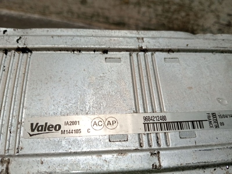 Recambio de intercooler para peugeot partner tepee 1.6 hdi 90 referencia OEM IAM 9684212480 M144105 