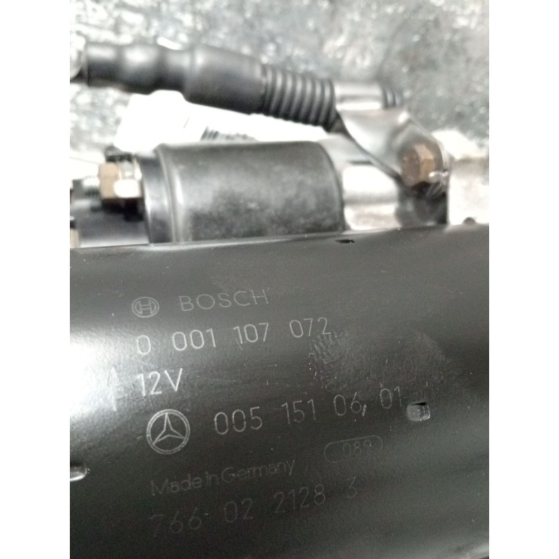 Recambio de motor arranque para mercedes-benz clase c (w202) c 180 (202.018) referencia OEM IAM 0051510601 0001107072 