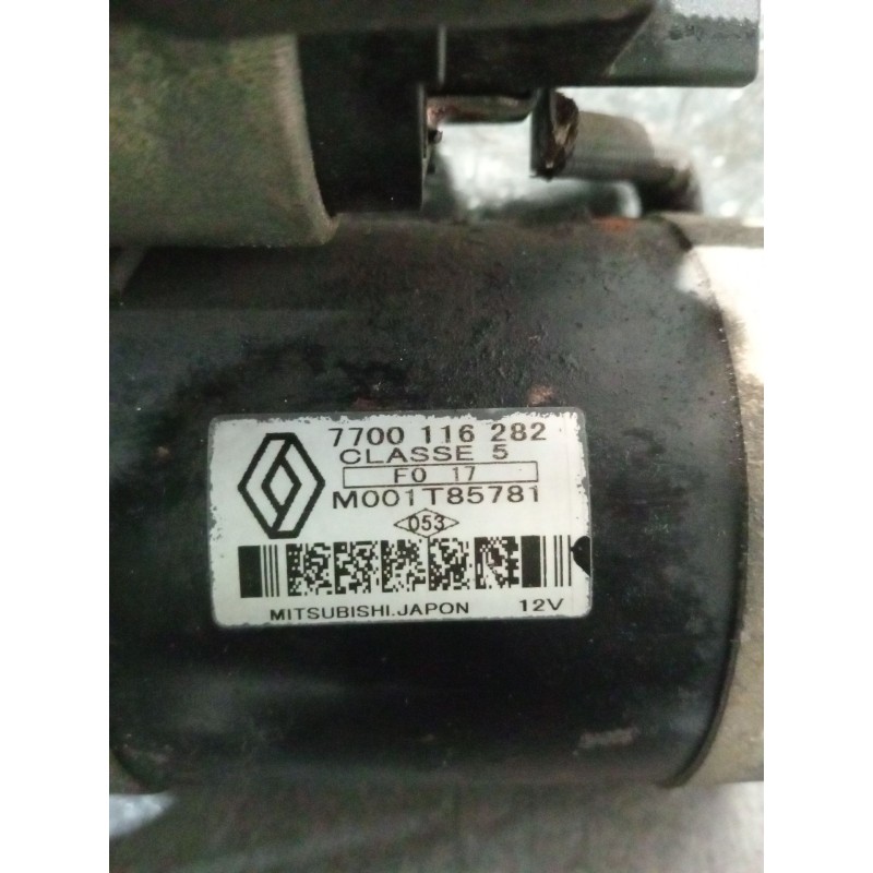 Recambio de motor arranque para renault megane i (ba0/1_) 1.9 dci (ba05, ba1f) referencia OEM IAM 7700116282 M001T85781 