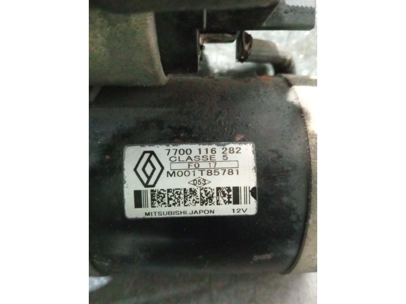 Recambio de motor arranque para renault megane i (ba0/1_) 1.9 dci (ba05, ba1f) referencia OEM IAM 7700116282 M001T85781 