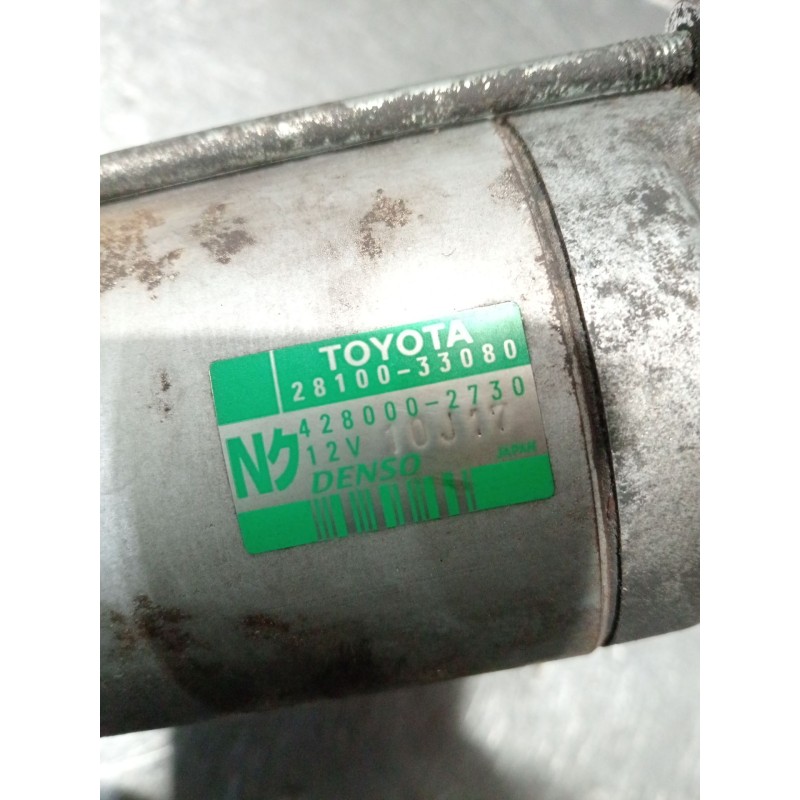 Recambio de motor arranque para toyota auris (_e15_) 1.4 d-4d (nde150_) referencia OEM IAM 2810033080 4280002730 