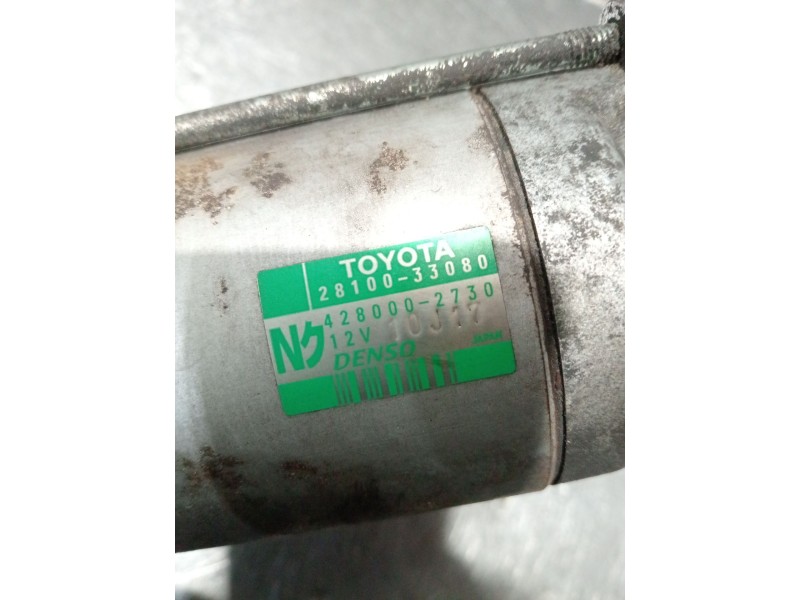 Recambio de motor arranque para toyota auris (_e15_) 1.4 d-4d (nde150_) referencia OEM IAM 2810033080 4280002730 