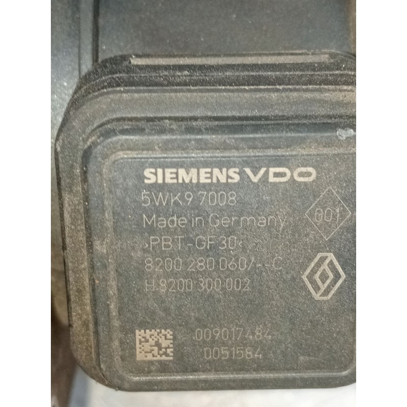 Recambio de caudalimetro para renault megane ii (bm0/1_, cm0/1_) 1.5 dci (bm1e, cm1e) referencia OEM IAM 5WK97008 8200280060 