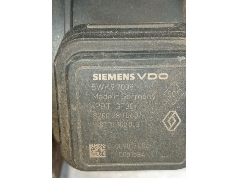 Recambio de caudalimetro para renault megane ii (bm0/1_, cm0/1_) 1.5 dci (bm1e, cm1e) referencia OEM IAM 5WK97008 8200280060 