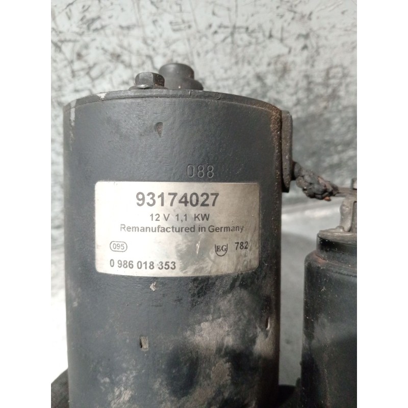 Recambio de motor arranque para opel astra g hatchback (t98) 1.8 16v (f08, f48) referencia OEM IAM 93174027 0986018353 