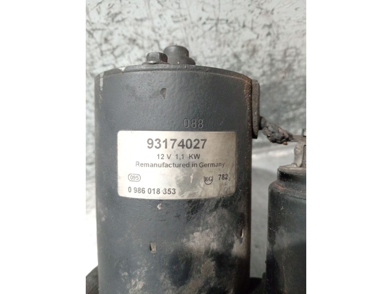Recambio de motor arranque para opel astra g hatchback (t98) 1.8 16v (f08, f48) referencia OEM IAM 93174027 0986018353 