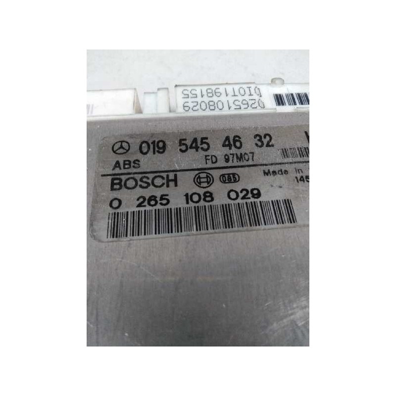 Recambio de centralita abs para mercedes clase c (w202) berlina 1.8 16v cat referencia OEM IAM 0265108029 0195454632 