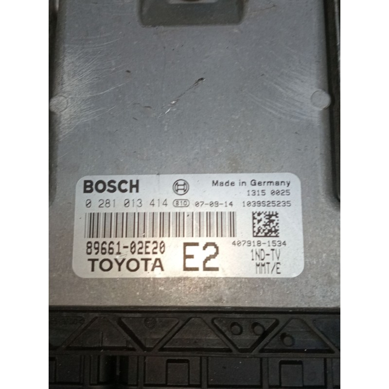 Recambio de centralita motor uce para toyota auris (_e15_) 1.4 d-4d (nde150_) referencia OEM IAM 0281013414 8966102E20 1039S2523