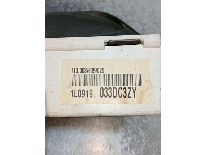 Recambio de cuadro instrumentos para seat toledo i (1l2) 1.9 tdi referencia OEM IAM 1L0919033DC3ZY  