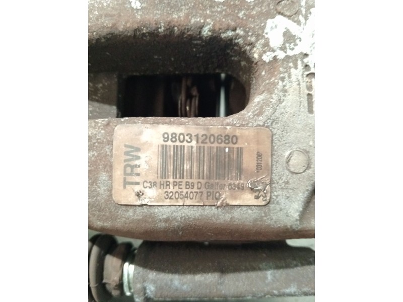 Recambio de pinza freno trasera derecha para peugeot partner tepee 1.6 hdi 90 referencia OEM IAM 9803120680 32054077 