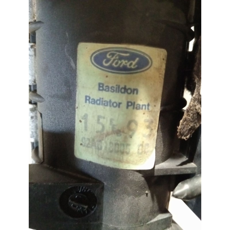 Recambio de radiador agua para ford orion iii (gal) 1.8 d referencia OEM IAM 92AB8005BC  